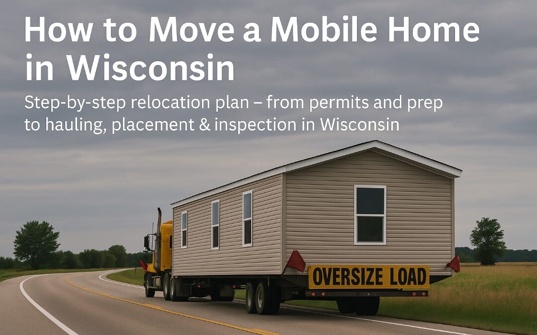 How to Move a Mobile Home in Wisconsin: Costs, Permits, and Process