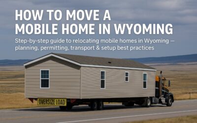 How to Move a Mobile Home in Wyoming: Costs, Permits, and Process