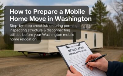 How to Prepare Your Mobile Home for a Move in Washington