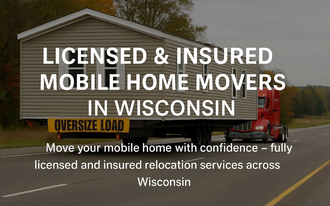 Finding Licensed and Insured Mobile Home Movers in Wisconsin