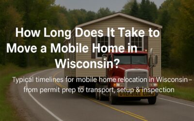 How Long Does It Take to Move a Mobile Home in Wisconsin?