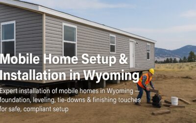 Mobile Home Setup and Installation Services in Wyoming