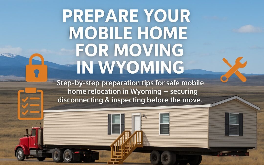 How to Prepare Your Mobile Home for a Move in Wyoming