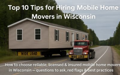 Top 10 Tips for Hiring Mobile Home Movers in Wisconsin