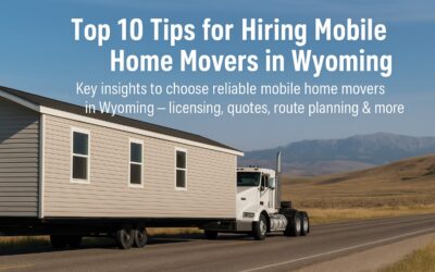 Top 10 Tips for Hiring Mobile Home Movers in Wyoming