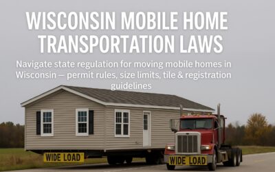 Mobile Home Transportation Laws in Wisconsin: What Owners Need to Know