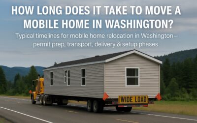 How Long Does It Take to Move a Mobile Home in Washington?