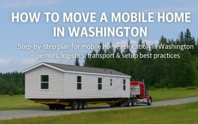 How to Move a Mobile Home in Washington: Costs, Permits, and Process