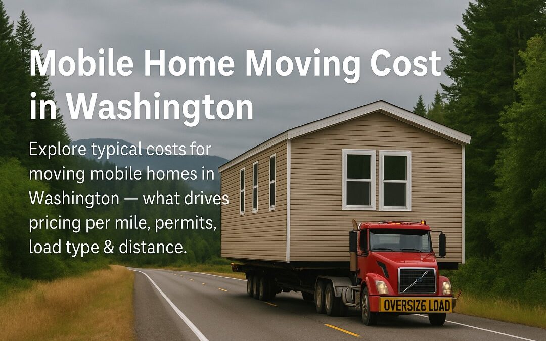 How Much Does It Cost to Move a Mobile Home in Washington?