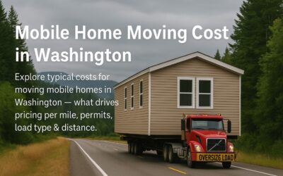 How Much Does It Cost to Move a Mobile Home in Washington?